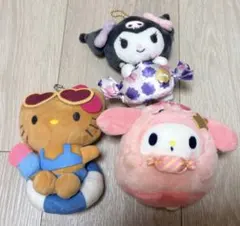 サンリオ マスコット キーホルダー 3点セット
