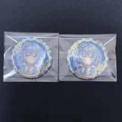 ホロライブ ランダム箔押し缶バッジ 正月衣装ver. 雪花ラミィ　未使用　2個
