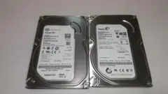 中古品 Seagate Desktop HDD 500GB SATA (2個）