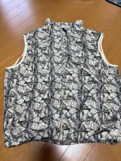 迷彩柄 フルジップ ノースリーブベスト