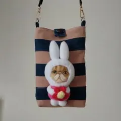 ゆ*ら様 コヤンイサムチョン/デニムリメイク/スマホショルダーバッグ