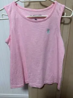 U.S. POLO ASSN. ノースリーブタンクトップ 10/12 ピンク