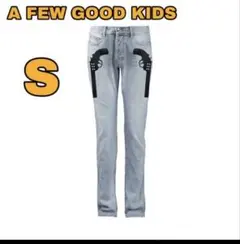 A FEW GOOD KIDS デニムパンツ ガンモチーフ ライトブルー Sのサムネイル