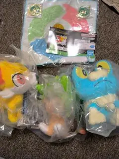 ポケモンセンター 2015年初夢ぬいぐるみ フォッコ ケロマツ ハリマロン
