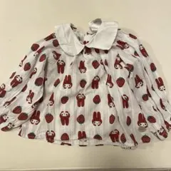 マイメロ 長袖シャツ ブラウス フタフタ バースデイ　90cm