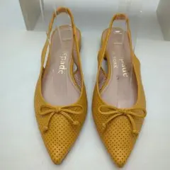 kate spade パンプス イエロー パンチング リボンのサムネイル