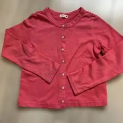 branshes ボタン付きカーディガン 140 ピンク