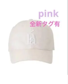 ♥︎polaura♥︎ ロゴチャームコットンツイルキャップ ポローラ