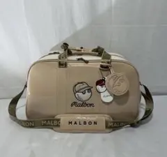 Malbon Golf マルボンゴルフ ボストンバッグ ベージュ 男女兼用 PU