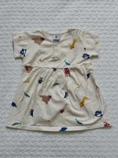 【PETIT BATEAU】プチバトー ワンピース 半袖 18m/81cm