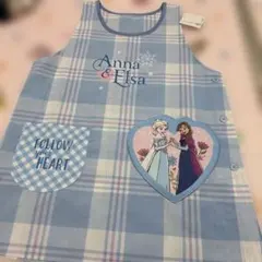 新品未使用☆アナ雪　エプロン　M-L 幼稚園　保育園