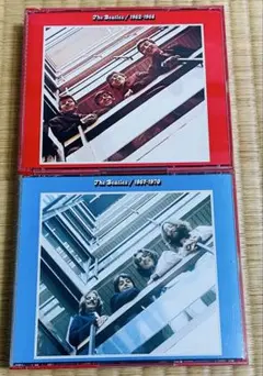 【良品の盤面・名盤】ザ・ビートルズ赤盤&青盤⭐️2アルバムセット