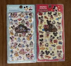 プチドロップステッカー ベビーミッキー&フレンズ ミッキーマウス 2枚セット
