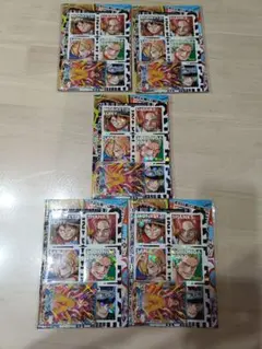 最強ジャンプ5月号付録ホロステッカー ドラゴンボールカード 5枚セット 未開封