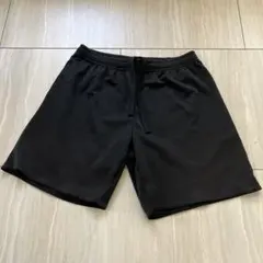 黒 ショートパンツ ウエスト調整可　140 サッカー