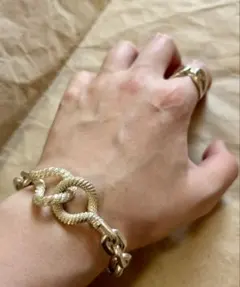 Santaku eight knot silver 925 bracelet - メルカリ