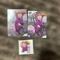 忍たま乱太郎　田村三木ヱ門　四年生　紫　カード　アクスタ