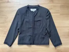 【極美品】Chloé クロエ・ノーカラージャケット ブラック サマージャケットのサムネイル