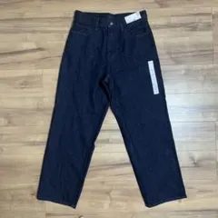 ユニクロ ワイドストレートジーンズ サイズ30 64Blue
