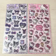 キティ クロミ キャンディグリッターステッカー セット売り
