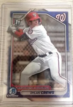Dylan CREWS TOPPS BOWMAN CHROME 1st