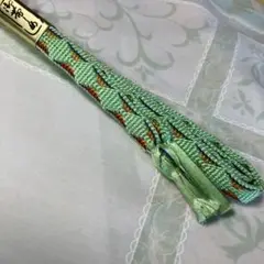 帯締め　黄緑色
