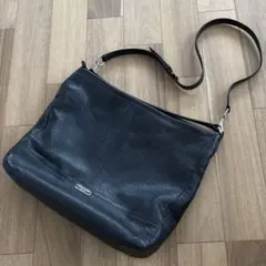 COACH レザー ショルダーバッグ ブラック