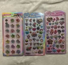 パワーパフガールズ うるちゅるポップシール　おはじきシール　3枚セット　正規品