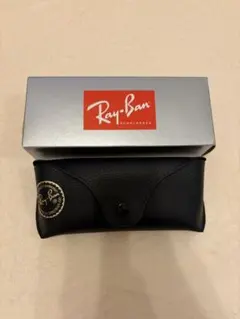 【新品未使用】Ray-Ban メガネケース 黒 レザー 空箱