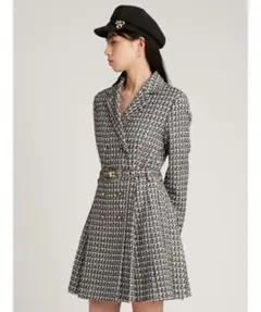 snidelツイードジャケットワンピース