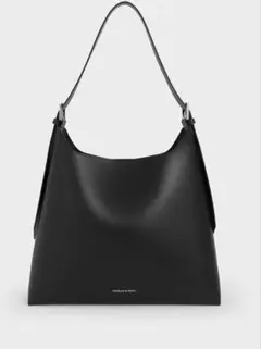 Charleskeithダブルバックル トラペーズホーボーバッグ