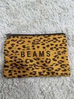 値下げBEAMS ヒョウ柄ポーチ小物入れ