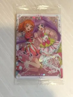 アイカツ！×プリパラ THE MOVIE ウエハース SP04 ホロ箔押しカード