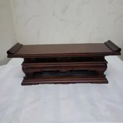 蔵出し特価 欅無垢材製前卓9寸 27×9×10cm(2)仏具付属無し - メルカリ