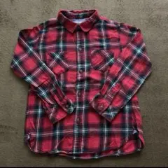 グリーンレーベルリラクシング チェックネルシャツ 125㎝