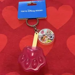 ズートピア　肉球キーチェーン　ニック　ジュディ　ディズニーリゾート