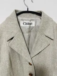 【Chloe/クロエ】近年モデル テーラードジャケットコート 36/S ウール Chloe/クロエ】近年モデル テーラードジャケットコート 36/S ウール