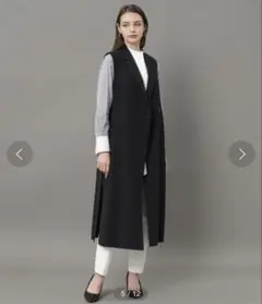DRESSTERIOR ドレステリア ロングジレ ベスト ブラック 黒 36 2026年最新】DRESSTERIOR 丈：ロング レディース ベスト・ジレの人気