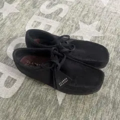 Clarks Originals ワラビー ブラックのサムネイル