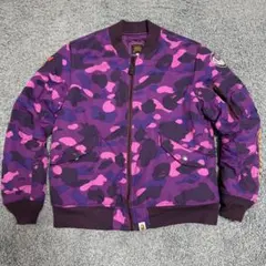 限定お値下中！【正規店購入】A BATHING APE MA-1 フライトジャケ 2025年最新】A BATHING APE メンズ MA-1・フライトジャケットの