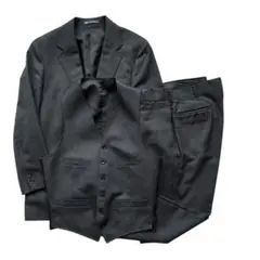 MACBETH スリーピース スーツ セットアップ グレー チェック マクベス