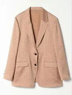 allureville　ランダムドットテーラードジャケット ベージュのサムネイル