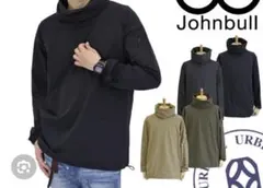 JOHNBULL ダブルクロス2WAYストレッチフレキシンタートルネックシャツ