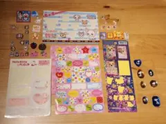シールセット　ハローキティ ドラえもん くぅちゃん スヌーピー　平成レトロ