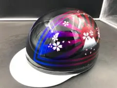 コルク半 カスタム 富士日章 三つボタン ブラックピンクラメ 桜 高級