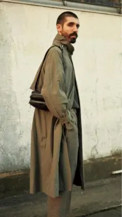 Steven Alan NYLON SPRING BAL COLLAR COAT