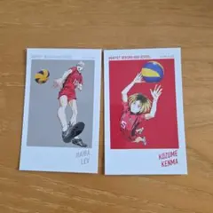 ハイキュー!! 音駒高校 ステッカー 2枚セット