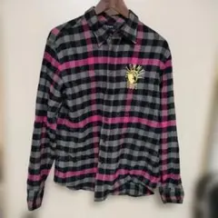 TOMMYHILFIGER チェック柄フランネルシャツ Lサイズ