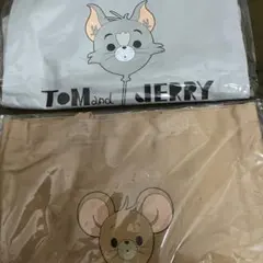 【新品未開封】Happyくじ トムとジェリー コラボトートバッグ 2種セット