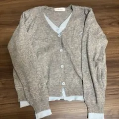 レディースカーディガンレイヤード【未使用】